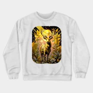 Golden Deer Crewneck Sweatshirt